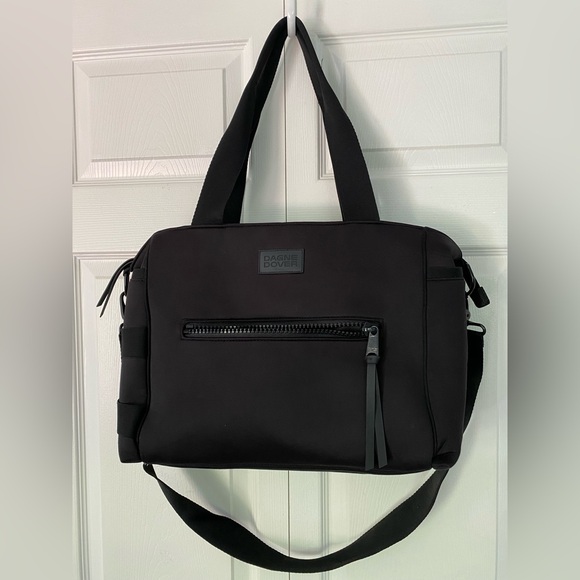 Dagne Dover Wade Neoprene Diaper Tote Diaper Bag Black - Picture 1 of 13